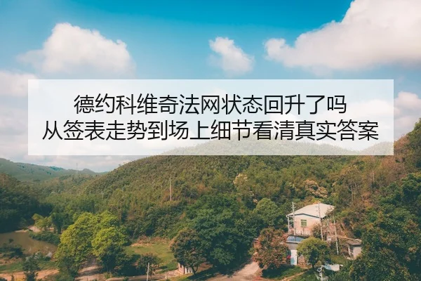 德约科维奇法网状态回升了吗 从签表走势到场上细节看清真实答案